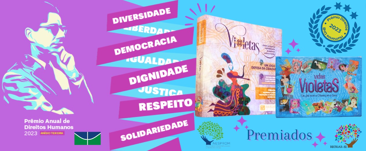 PrêmioDireitosgumanosUnB jogo vidas violetas