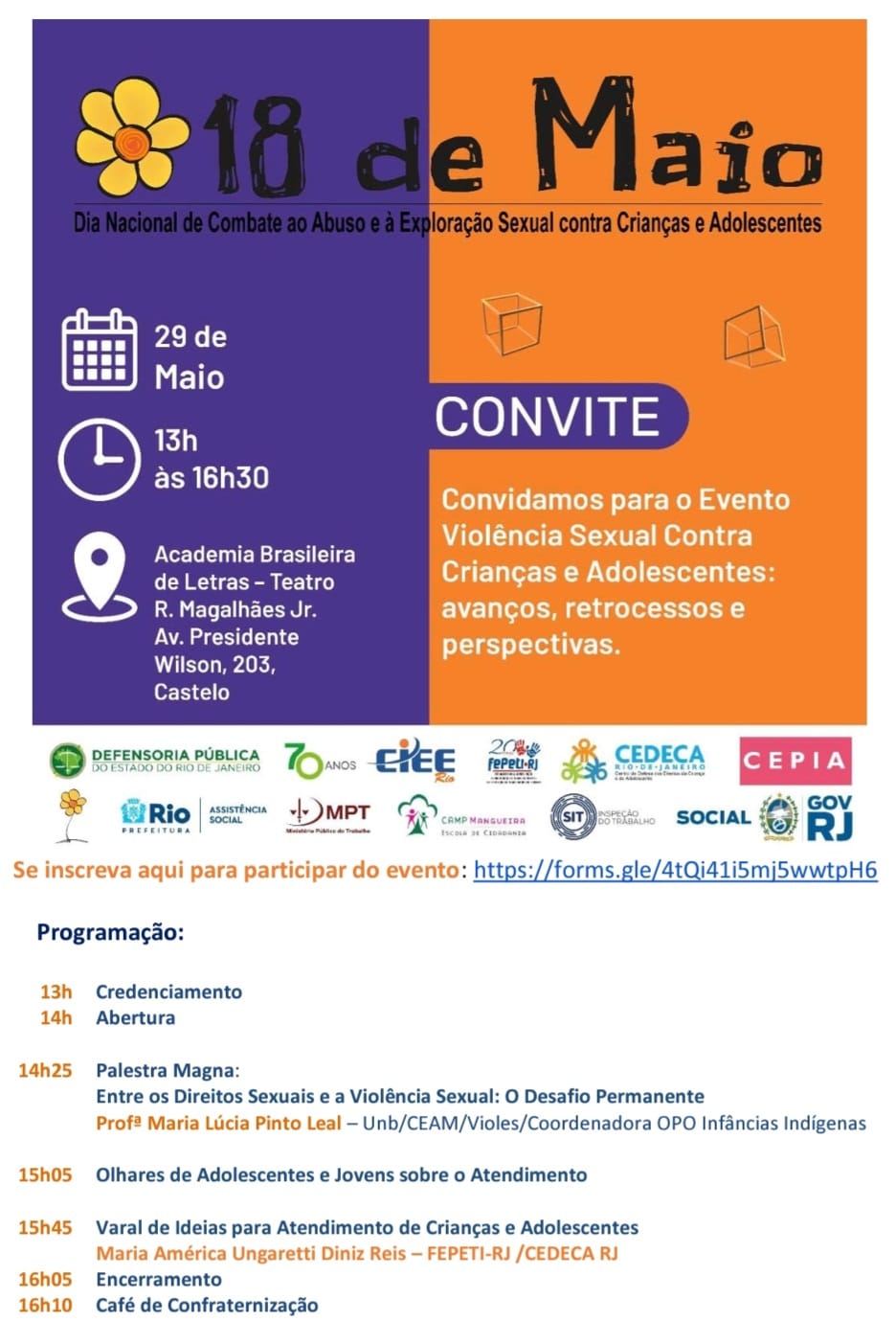 Evento violencia sexual