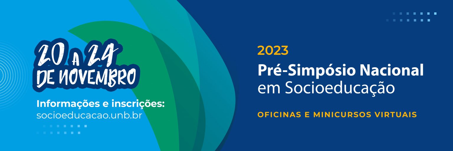 Banner Pré-Simpósio em Socioeducação